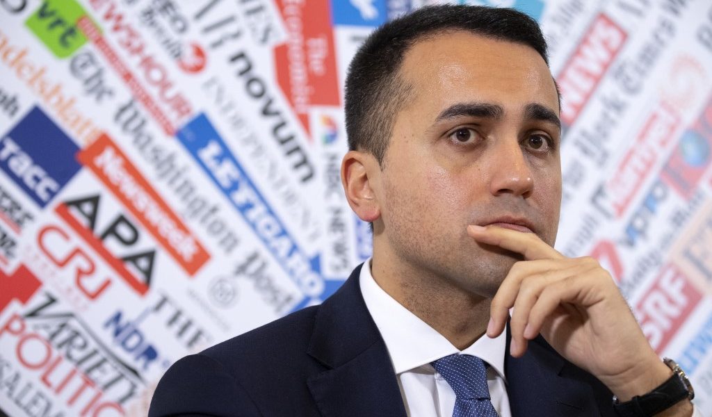 Di Maio Ministrodegli esteri furioso per lo spot francese pizzacoronavirus